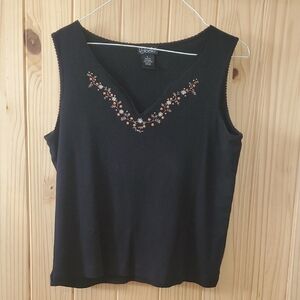 Vintage Rafaella Embroidered Tank Top